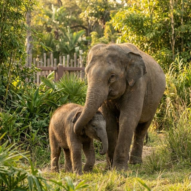 ข่าวดี! ลูกช้างเกิดใหม่ที่สวนสัตว์เขาเขียว