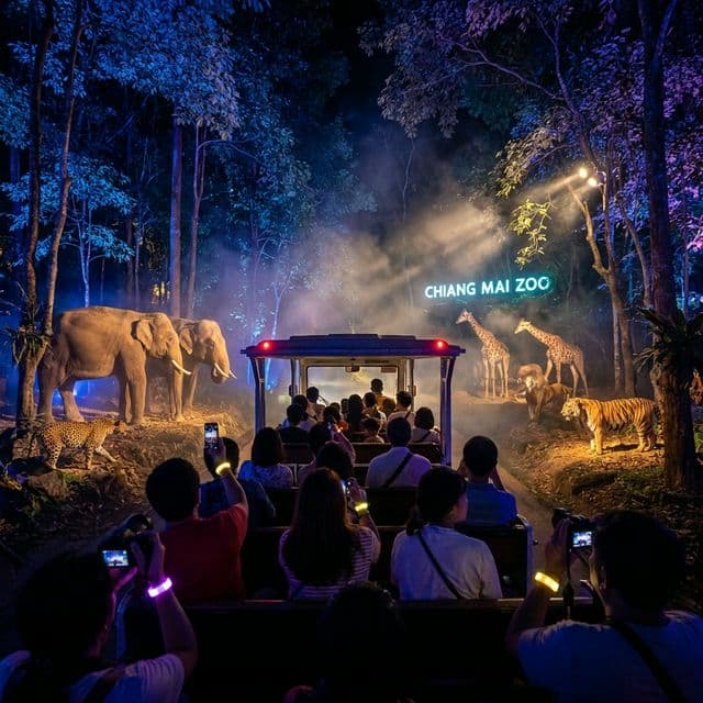 เปิดตัว Night Safari รูปแบบใหม่ที่สวนสัตว์เชียงใหม่