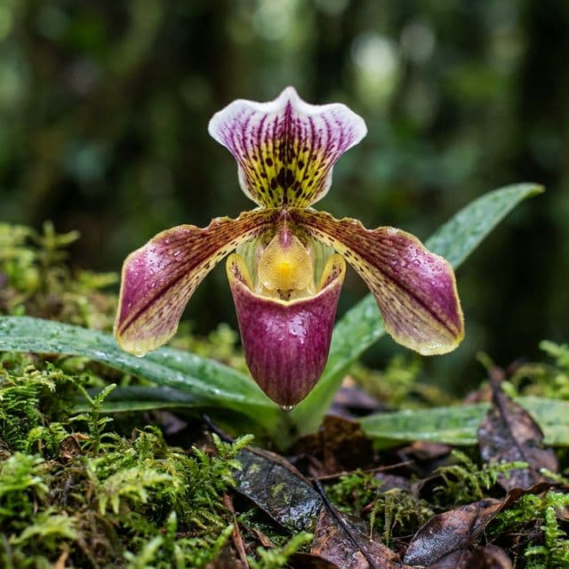 กล้วยไม้รองเท้านารี